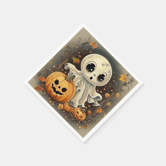 Serviette En Papier Little Ghost 2 (Coin)