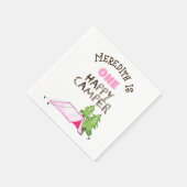 Serviette En Papier Little Girl One Happy Camper First Birthday Party (Coin)