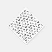 Serviette En Papier Little Hearts Cocktail Napkin (Coin)