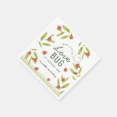 Serviette En Papier Little Log Ladybug Leaf Anniversaire Napkins (Coin)