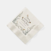 Serviette En Papier Little Love Bug Baby shower Genre Neutre (Coin)