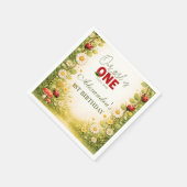 Serviette En Papier Little Meadow Lady Turns One (Coin)