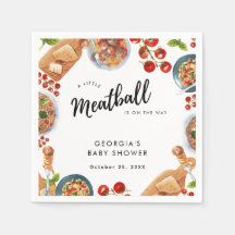 Little Meatball Italien Baby shower alimentaire