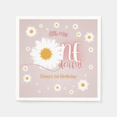 Serviette En Papier Little Miss Onederful 1st Birthday (Devant)