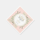Serviette En Papier Little Miss ONEderful Elegant Premier Anniversaire (Coin)