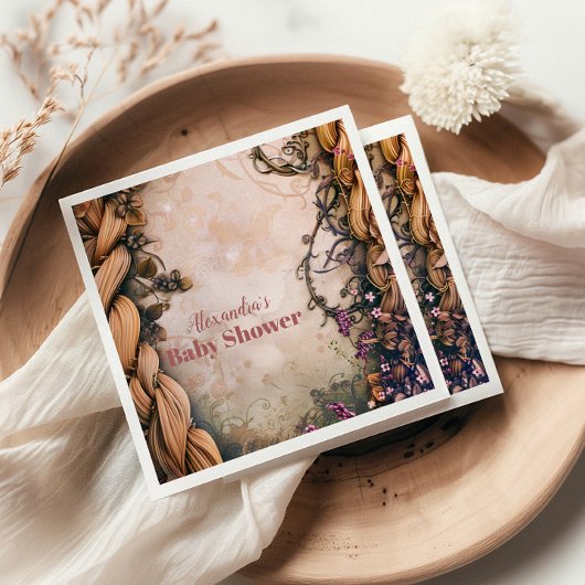 Serviette En Papier Little Princess Fairytale