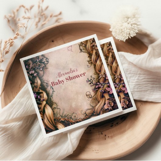 Serviette En Papier Little Princess Fairytale