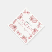 Serviette En Papier Little Pumpkin Birthday Napkin (Coin)