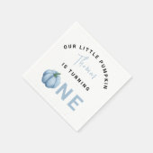 Serviette En Papier Little Pumpkin première fête d'anniversaire (Coin)