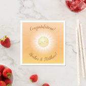 Serviette En Papier Little Ray of Sunshine Baby shower (En situation)