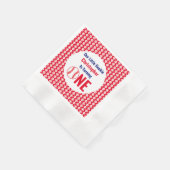 Serviette En Papier Little Rookie Baseball 1er anniversaire (Coin)