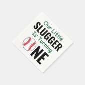 Serviette En Papier Little Slugger Baseball 1er anniversaire (Coin)
