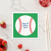 Serviette En Papier Little Slugger Baseball fête d'anniversaire (En situation)