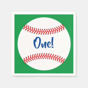 Serviette En Papier Little Slugger Baseball fête d'anniversaire