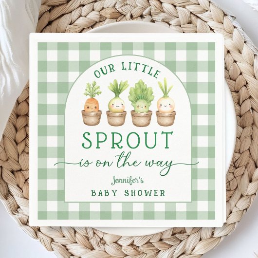 Serviette en papier Little Sprout Baby Shower