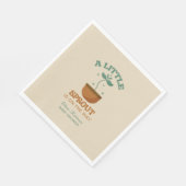 Serviette En Papier Little Sprouts Garden Party Baby shower (Coin)