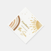 Serviette En Papier Little Sunshine Premier voyage autour du soleil An (Coin)