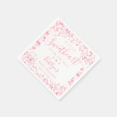 Serviette En Papier Little Sweetheart Valentine's Day Baby Shower (Coin)