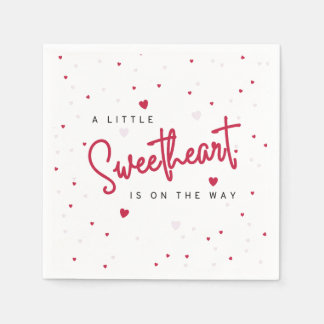 Serviette En Papier Little Sweetheart - Valentine's Day Paper Napkins