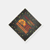 Serviette En Papier Little Turkey Fall Thanksgiving 1er anniversaire (Coin)