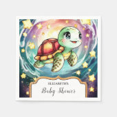 Serviette En Papier Little Under the Sea Turtle Baby shower (Devant)