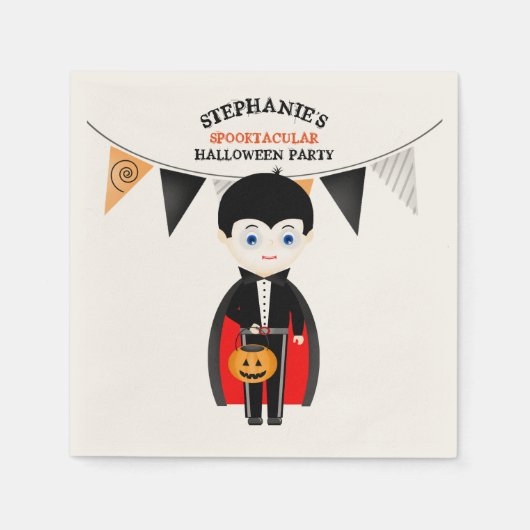 Serviette En Papier Little Vampire Halloween (Devant)
