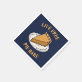 Serviette En Papier Live Free Pie Hard (Coin)