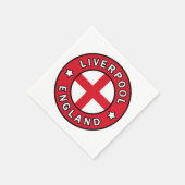 Serviette En Papier Liverpool Angleterre (Coin)