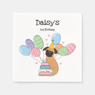 Serviette En Papier Livre d'anniversaire Red Brussels Griffon
