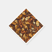 Serviette En Papier Livre d'automne d'or (Coin)