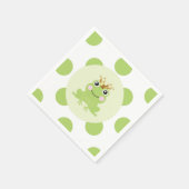 Serviette En Papier Livre d'histoire Conte de fée Grenouille Baby show (Coin)