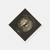 Serviette En Papier Livre d'invité Mariage Celestial Sun Moon (Coin)