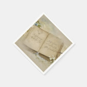 Serviette En Papier Livre du 75e anniversaire (Coin)