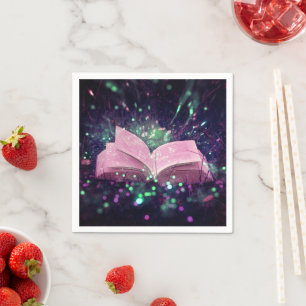 Serviette En Papier Livre magique