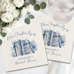 Serviette En Papier Livre Nouveau Chapitre Fête de Mariage Wildflower