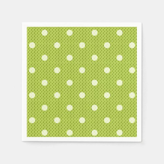 Serviette En Papier Livre vert Dotty Delight (Devant)