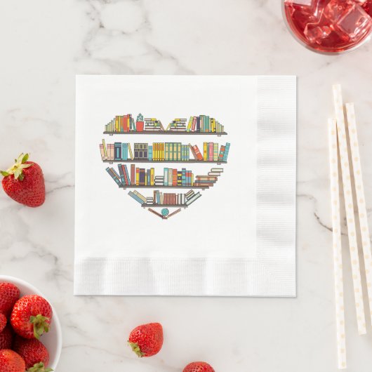 Serviette En Papier Livres cool Lecture Hommes Femmes Livre Lover Lite (En situation)