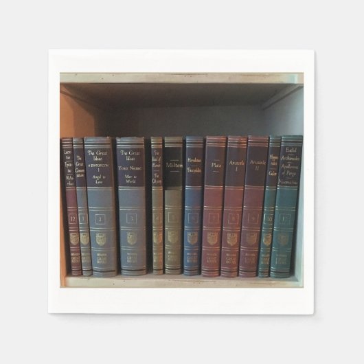 Serviette En Papier Livres Créatifs (Devant)