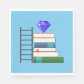 Serviette En Papier Livres Gem (Devant)