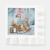 Serviette En Papier Livres gratuits (Devant)