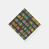 Serviette En Papier Livres Livres Livres Livres Design Papier Napkin (Coin)
