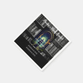 Serviette En Papier Livres Rustiques Noir Et Blanc Arrière - plan (Coin)