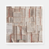 Serviette En Papier Livres vintages (Devant)