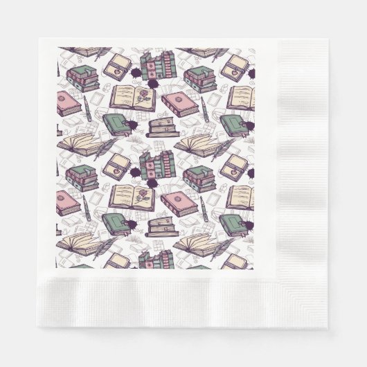 Serviette En Papier Livros para ler (Devant)