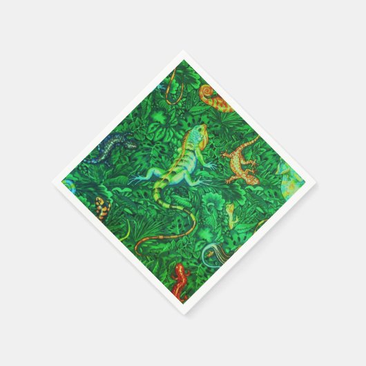 Serviette En Papier Lizards Batik (Coin)