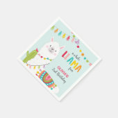 Serviette En Papier Llama anniversaire Papier Naples Alpaca Fiesta Cac (Coin)