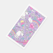 Serviette En Papier Llama motif 1 (Coin)