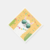 Serviette En Papier Llama Rama Papier Naples Fiesta Party Alpaca (Coin)