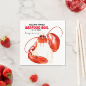 Serviette En Papier Lobster Chef Seafood Event (En situation)