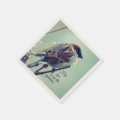 Serviette En Papier L'oeil de HI est sur le Bruant (Coin)